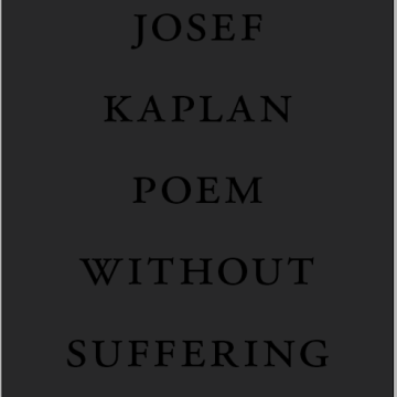 kaplan poem without suffering cover